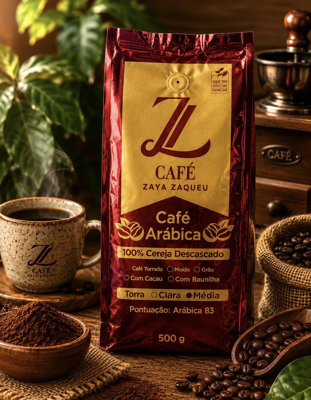 Café Especial moído 100% Arábica – Torra Média 500g