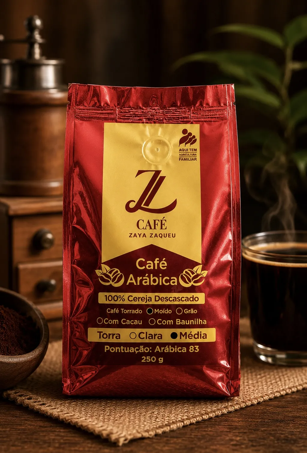 Café Especial moído 100% Arábica – Torra Média 250g